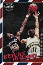 2016-17 PANINI TOTALLY CERTIFIED BASKETBALL DIKEMBE MUTOMBO RETURN TO SENDER