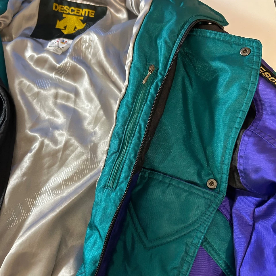 Descente Ski Suit M Purple Mens Vintage Snowsuit, winter sports, snowboard B3–10 - Image 3 of 4