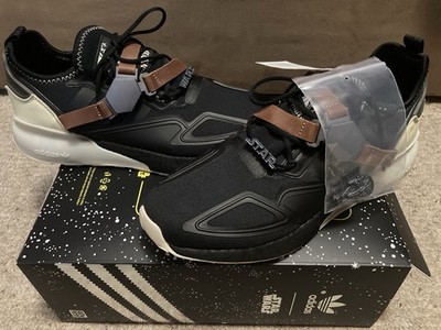 adidas ZX 2K Boost Star Wars Han Solo FX9113 Black Sand Mesh Men's Sneakers