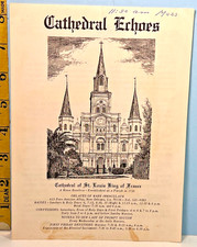 1967 Cathedral of St. Louis King of France Cathedral Echoes Sunday Service Book