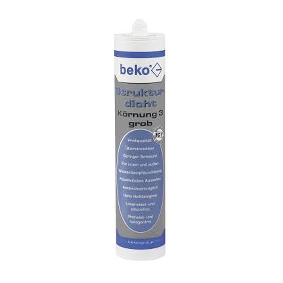 Beko Strukturdicht, Körnung 3, grob - 310ml, Weiß-strukturiert (230333)