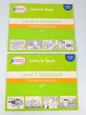 Hooked on Phonics Learn to Read Level 5 6 Workbook Bundle