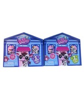NEW Littlest Pet Shop Series 3 Lot x2 Pet Pairs Green  Purple Paw NIB Sealed