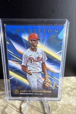 2023 Bowman Inception - Justin Crawford #100 Blue Foil /99 (RC)