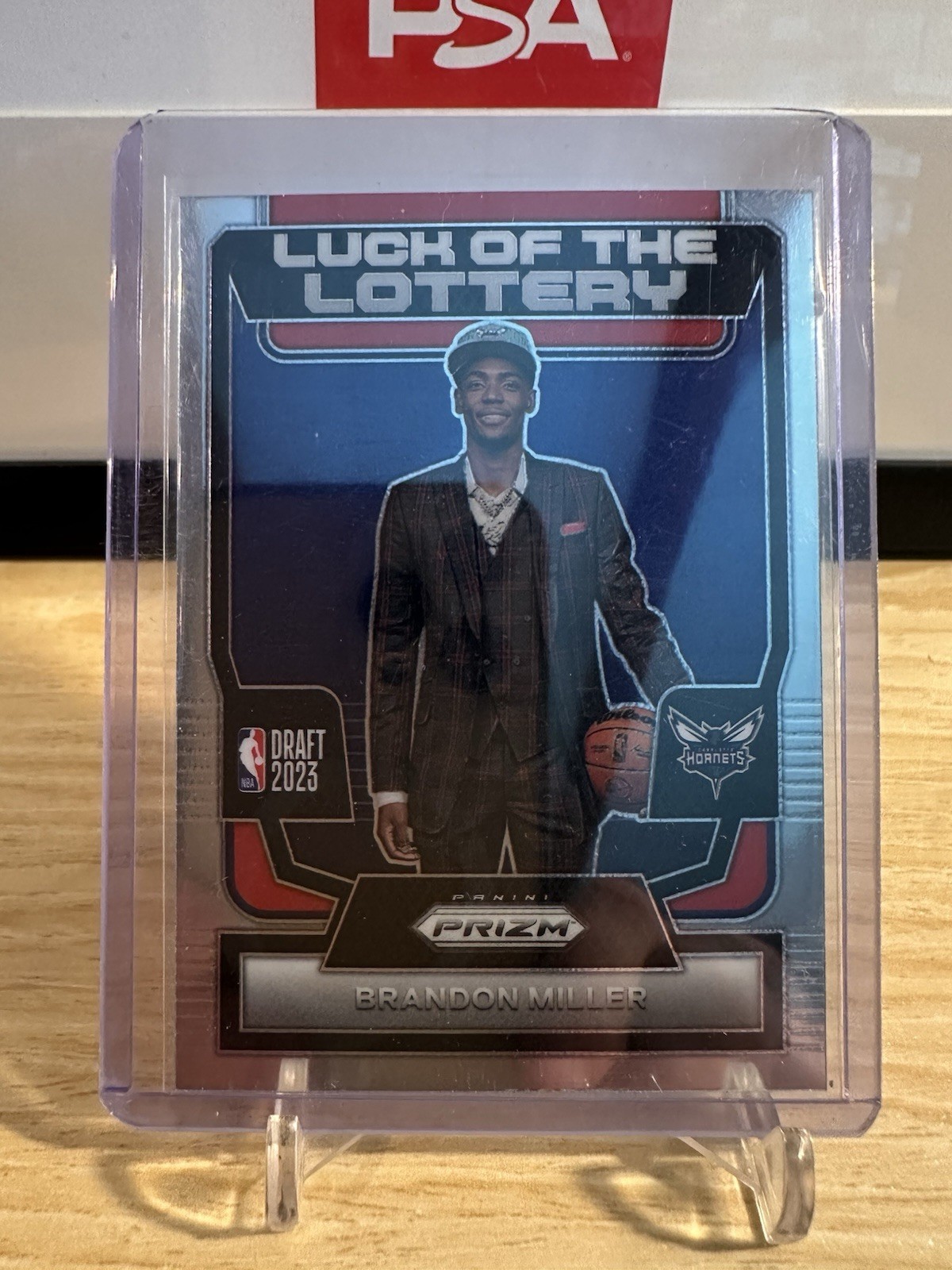 2023 Panini Prizm #13 Brandon Miller Luck of the Lottery