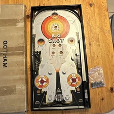 Gotham Big Shot Bagatelle Pin Game w/ Original Box, Marbles & Rules Sheet