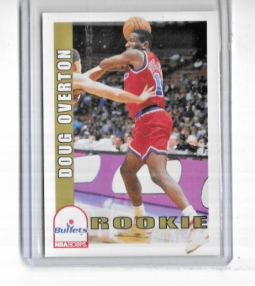 1992-93 Skybox NBA Hoops #479 Doug Overton Washington Bullets Rookie