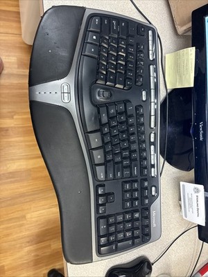 Microsoft Natural Ergonomic Keyboard 4000 v1.0 KU-0462 USB Wired WORKS