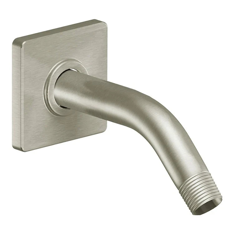 Moen S133BN Shower Arm and Flange from the 90 Degree Collection - Brushed Nickel