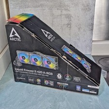 ARCTIC Liquid Freezer II 420 RGB/A-RGB CPU AIO Water Cooler Multi-Compatible NEW