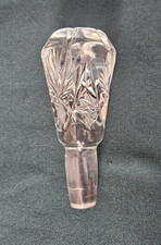 Bottle or Decanter Stopper Only Clear Cut Glass