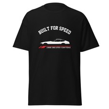 1968 365 GTB 4 Daytona Built For Speed T-Shirt Car Graphic Tee Unisex Gift