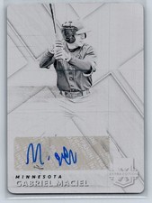 2019 Panini Elite Extra Ed. Gabriel Maciel #134 Print Plate 1/1 Autograph