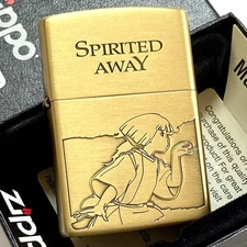 ZIPPO Spirited Away Haku Studio Ghibli Brass Lighter New