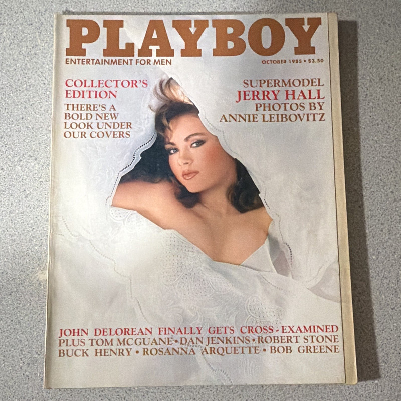 Playboy Magazine October 1985 Collector's Edition (Jerry Hall, Annie Leibovitz)