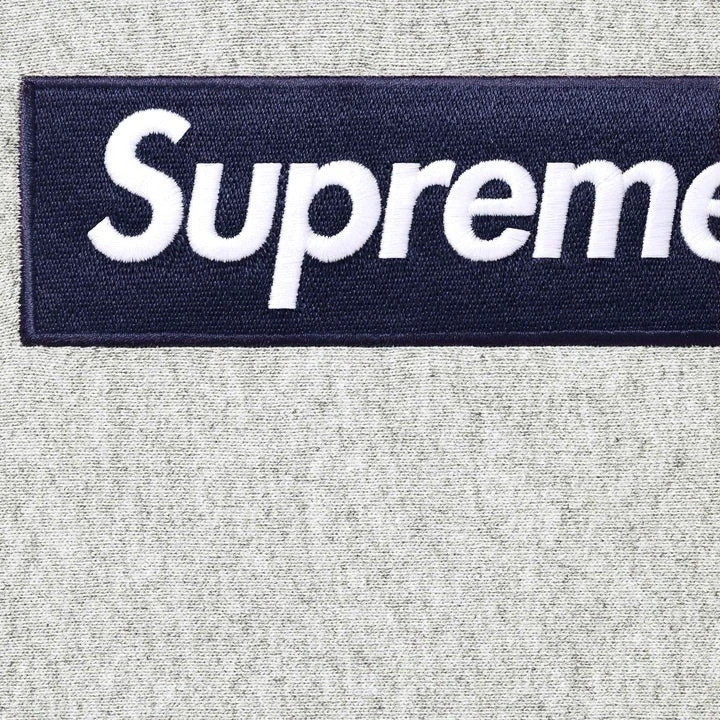 Supreme Box Logo Hooded Sweatshirt - Large - Grey (FW25) ✓ IN