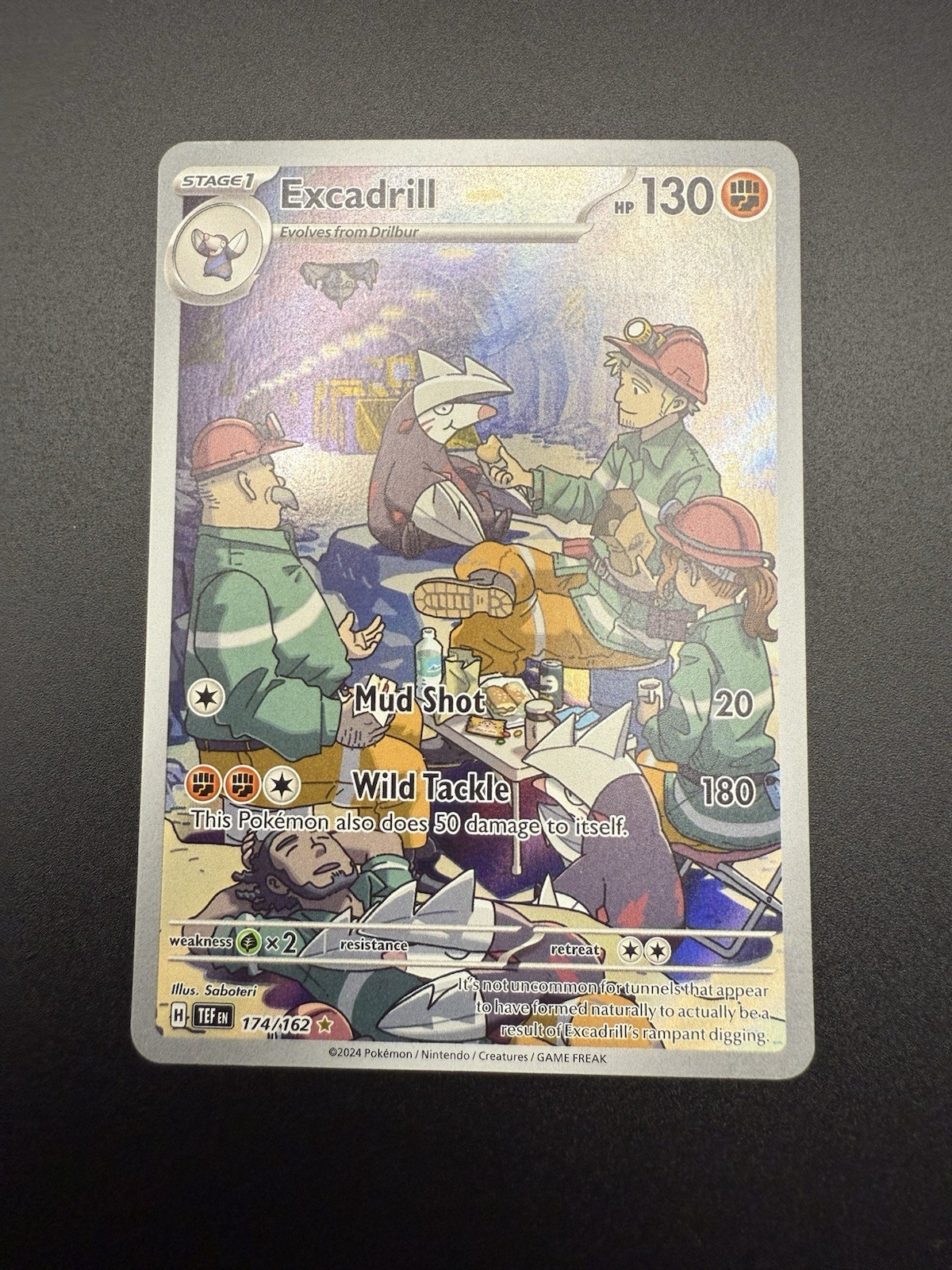 2024 Pokemon TEF EN #174/162 - Excadrill - Illustration Rare
