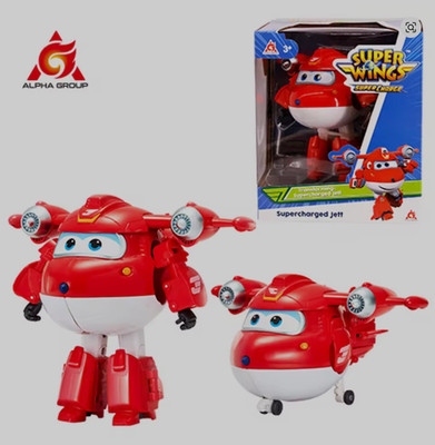 Super Wings 5'' Transforming Jett, Dizzy & Donnie   Airplane Robot Action Toys