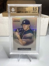 2004 Bowman Sterling Refractor BGS 9.5 Numbered /199 Phil Hughes #BS-PH