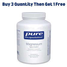 Pure Encapsulations Magnesium Glycinate Supplement 120mg - 360 Capsules 1.39 per thousand milligrams