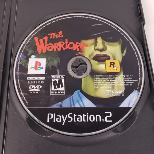 The Warriors (Sony PlayStation 2, 2005) PS2 Disc Only No Manual Case Tested