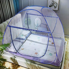 Portable Pop-Up Mosquito Net Tent for Bed Baby Adults Trip, L79 x W71 x H59 inch