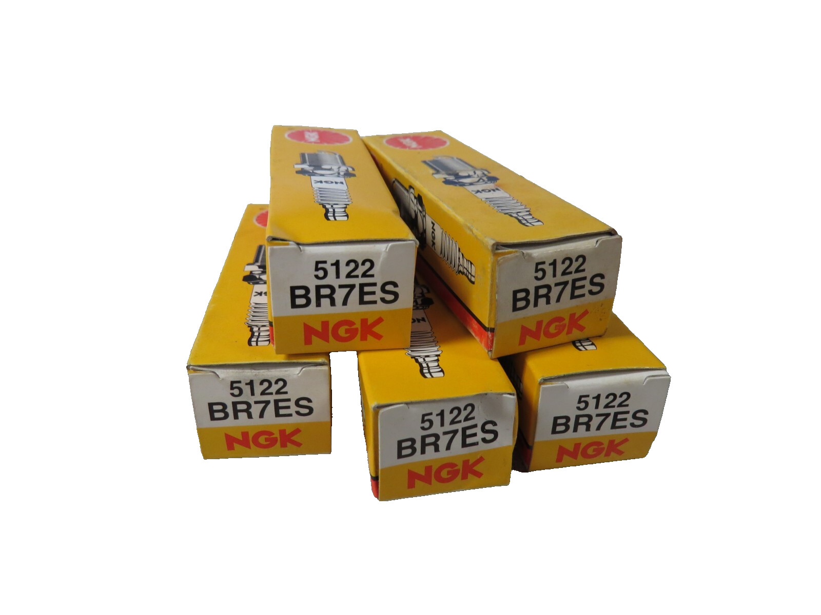 NOS NGK Spark Plugs Box of 5 BR7ES