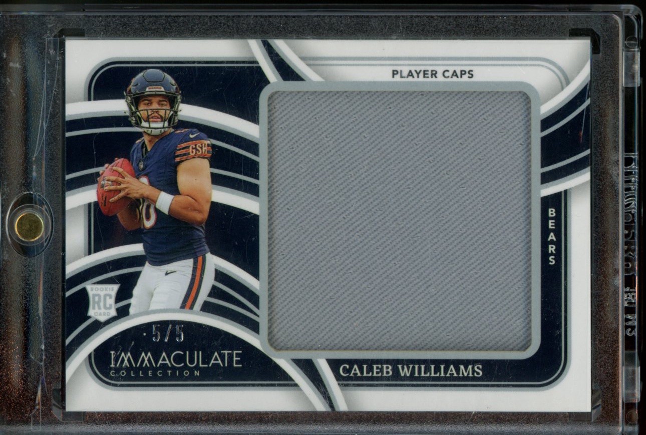 Caleb Williams Panini Immaculate Collection Rookie Jumbo Logos #RJLCWS Player Caps-Team Logo 1/1