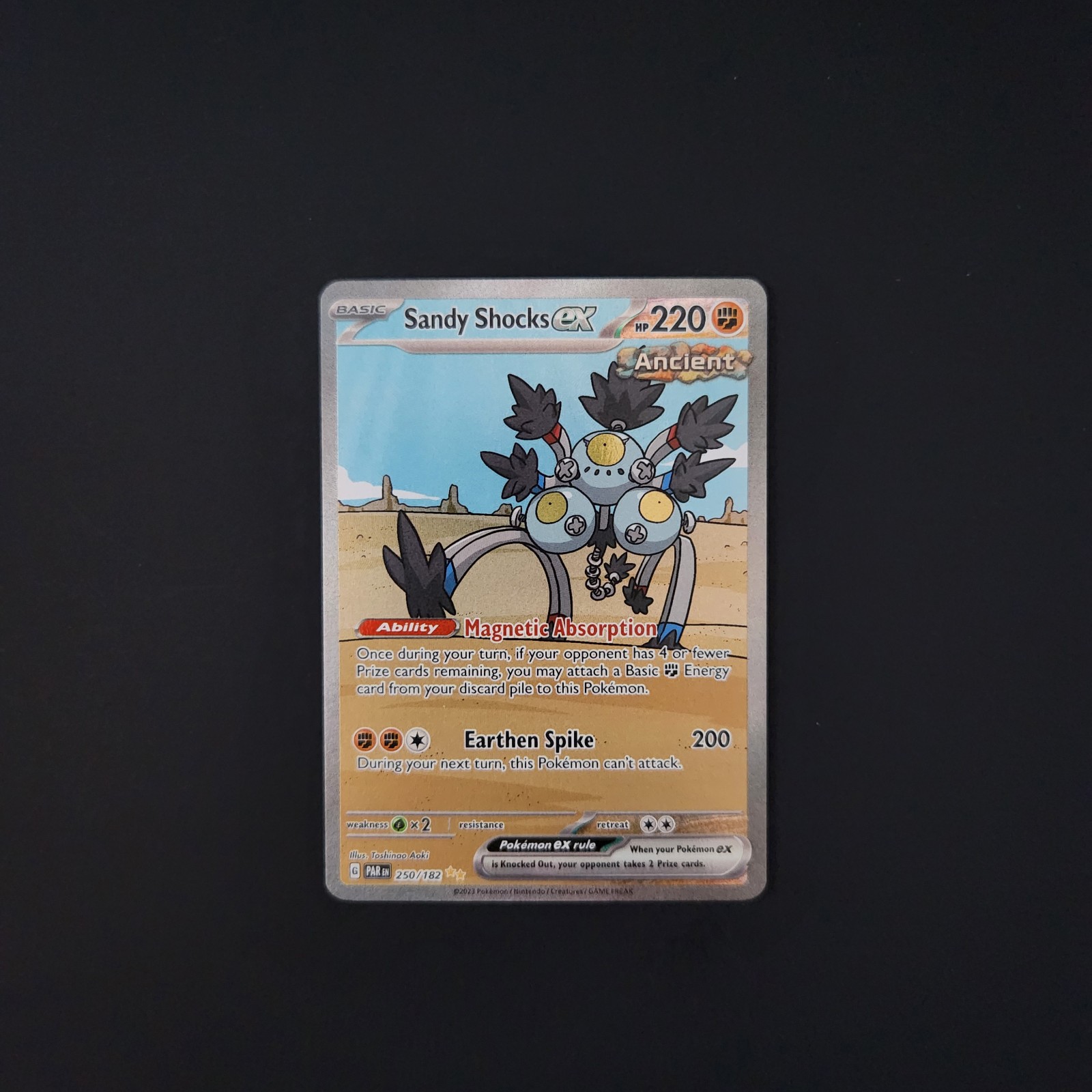 Sandy Shocks ex 250/182 NEAR MINT Special Illustration Rare Paradox Rift