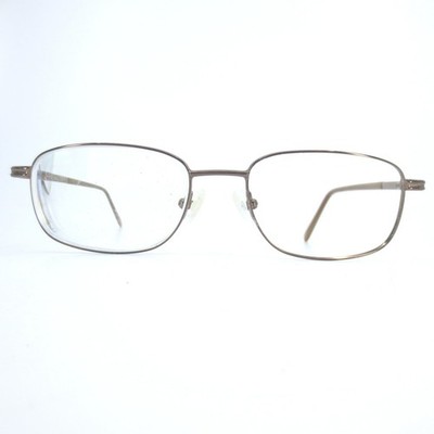 Bronze Metal Oval Eyeglass Frames 54-18 Full Rim Minimalist Glasses 32788