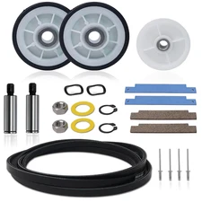 Dryer Maintenance Kit for Maytag MDE7600AYW MDE7400AYW MDE6460AYW Belt Roller