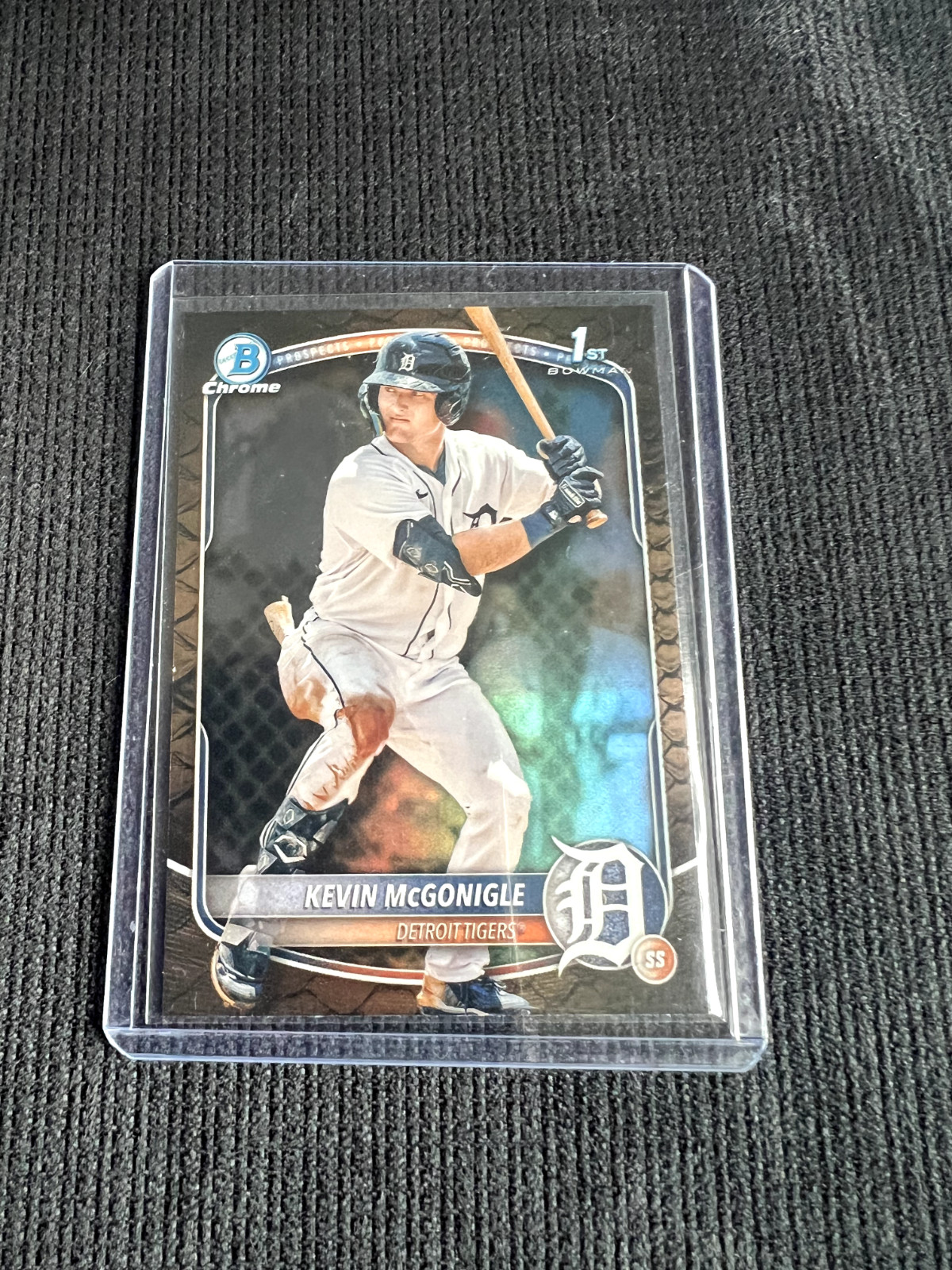 2025 Bowman - Chrome Prospects Kevin McGonigle #BCP-79 Reptilian Refractor (RC)
