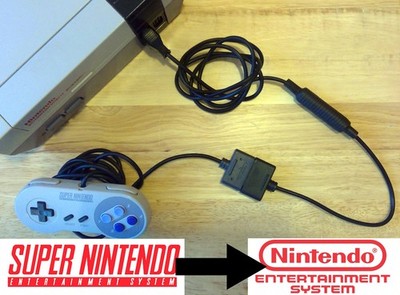 SNES Controller to NES Console Adapter Cable