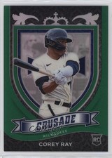 2021 Panini Chronicles Crusade Green Prizm 18/75 Corey Ray #12 fm0
