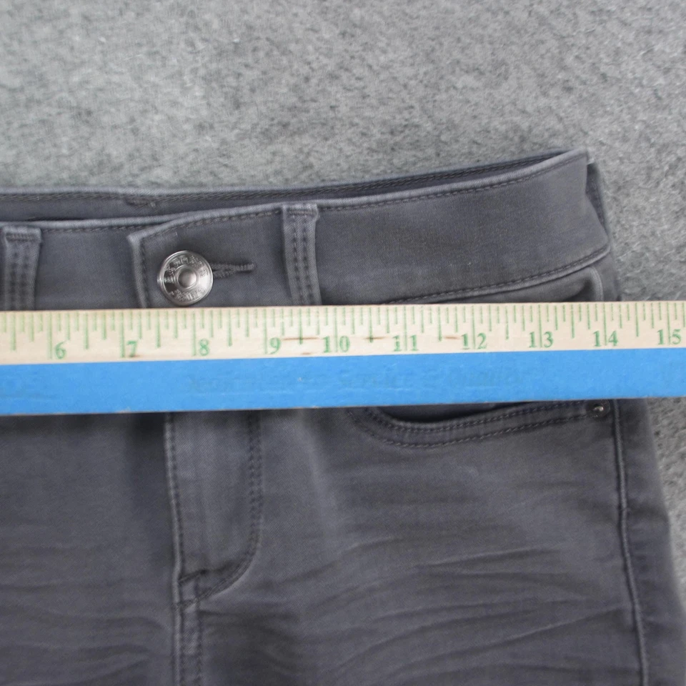 Express Jeans Womens 0R Gray Extreme Stretch Leggings Mid Rise Skinny Pants - Image 3 of 4