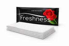 Lemon Fresh Wet Wipes Tissue Hand Towel Individually Wrapped Catering RoyalBlack
