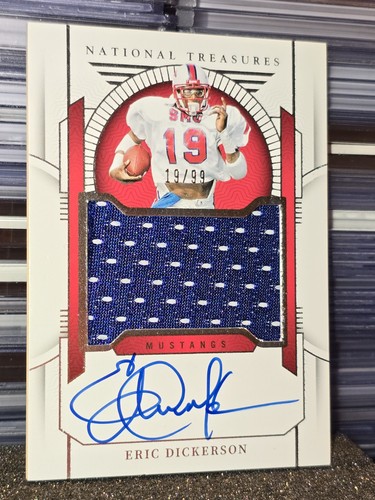 2024 National Treasures Collegiate Eric Dickerson Auto patch #19/99 JERSEY #