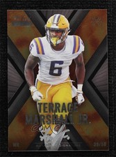 2021 Wild Card MATTE X-Plode Black - Orange X 39/50 Terrace Marshall Jr Auto h3a