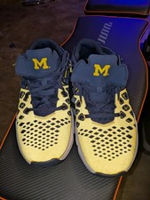 Nike Free U Of M Michigan Sz 12 Go Blue Maize