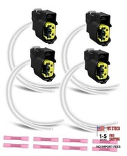 4 Pc Electrical Ignition Coil Connector Plug Harness Fit for Hyundai 4 Pcs