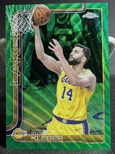 2025-26 Topps Chrome Maxi Kleber Green Wave Refractor #/99 Lakers