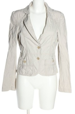 ESPRIT Kurzjacke Damen Jacke Gr. DE 38 hellgrau Casual-Look