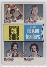 1974-75 Topps Charlie Scott Dick Van Arsdale Neal Walk #95 HOF 0nr3