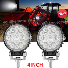 4" Led Tractor Work Lights, 5600Lms Led Truck Work lights Spot Light fits Farm