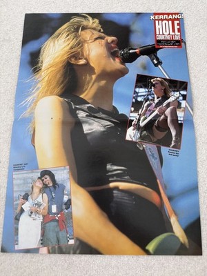 Courtney Love (Hole) - Large Kerrang Poster - RARE! 