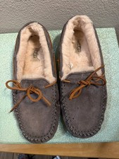 UGG Sheepskin Lined Moccasin Slippers