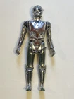 WORN CHROME REVEALS COLORS 1978 Vintage Star Wars DEATH STAR DROID Action Figure