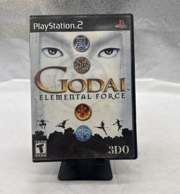 GoDai Elemental Force Sony PlayStation 2 2002 PS2, with manual, TESTED