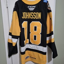 orig. 2023 Andreas Johnsson Wilkes-Barre Scranton Penguins AHL GAME WORN JERSEY