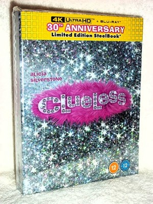 Clueless Collectors Edition STEELBOOK (4K/Blu-ray, 2025) Alicia Silverstone NEW
